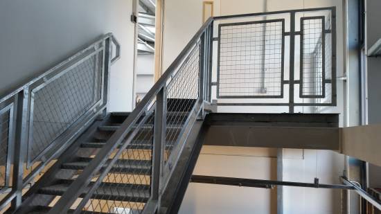 Steel Staircases at Portavadie Energy Centre