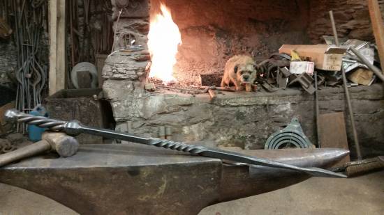 Wrought Iron Fire Poker