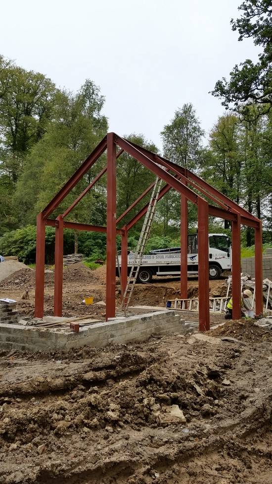 Fabricated steelwork for new Biomass building