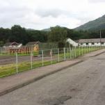 New Galvanised Iron bar railings at Lochgoilhead Primary School.