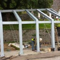 Structural steel fabrication
